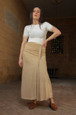 Gold Rib Shiny Skirt S24079