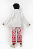 WHITE X PINK MILTON PRINTED SWEAT SHIRT CHEST & SLEEVES S24144