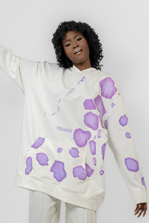 White*Purple Milton Sweatshirt S24145