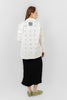 White COTTON JACKET FULL BUTTONS S24038