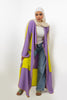 PURPLE LONG KIMONO CUT & SAW S24035