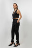 BLACK BARBIE TWILL SHORT VEST WITH 2 POCKETS S24067