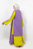 PURPLE LONG KIMONO CUT & SAW S24035