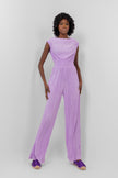 PURPLE pelissier JUMP SUIT LONG SLEEVES S24118