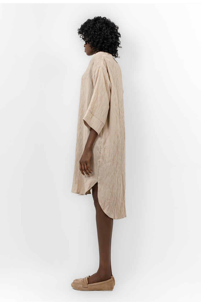 Beige yoru coastal dress s24083