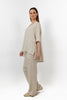 NATURAL Linen OVER SIZE BLOUSE S24063