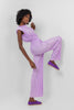 PURPLE pelissier JUMP SUIT LONG SLEEVES S24118