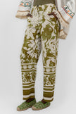 LEMON LINEN PRINTED PANTS S24022