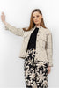 Beige gabardine jacket s24142