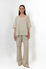 NATURAL Linen OVER SIZE BLOUSE S24063