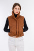 Brown Short Bump Vest-w24099