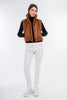 Brown Short Bump Vest-w24099