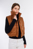 Brown Short Bump Vest-w24099