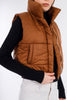 Brown Short Bump Vest-w24099