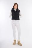 Black Short Bump Vest-w24099