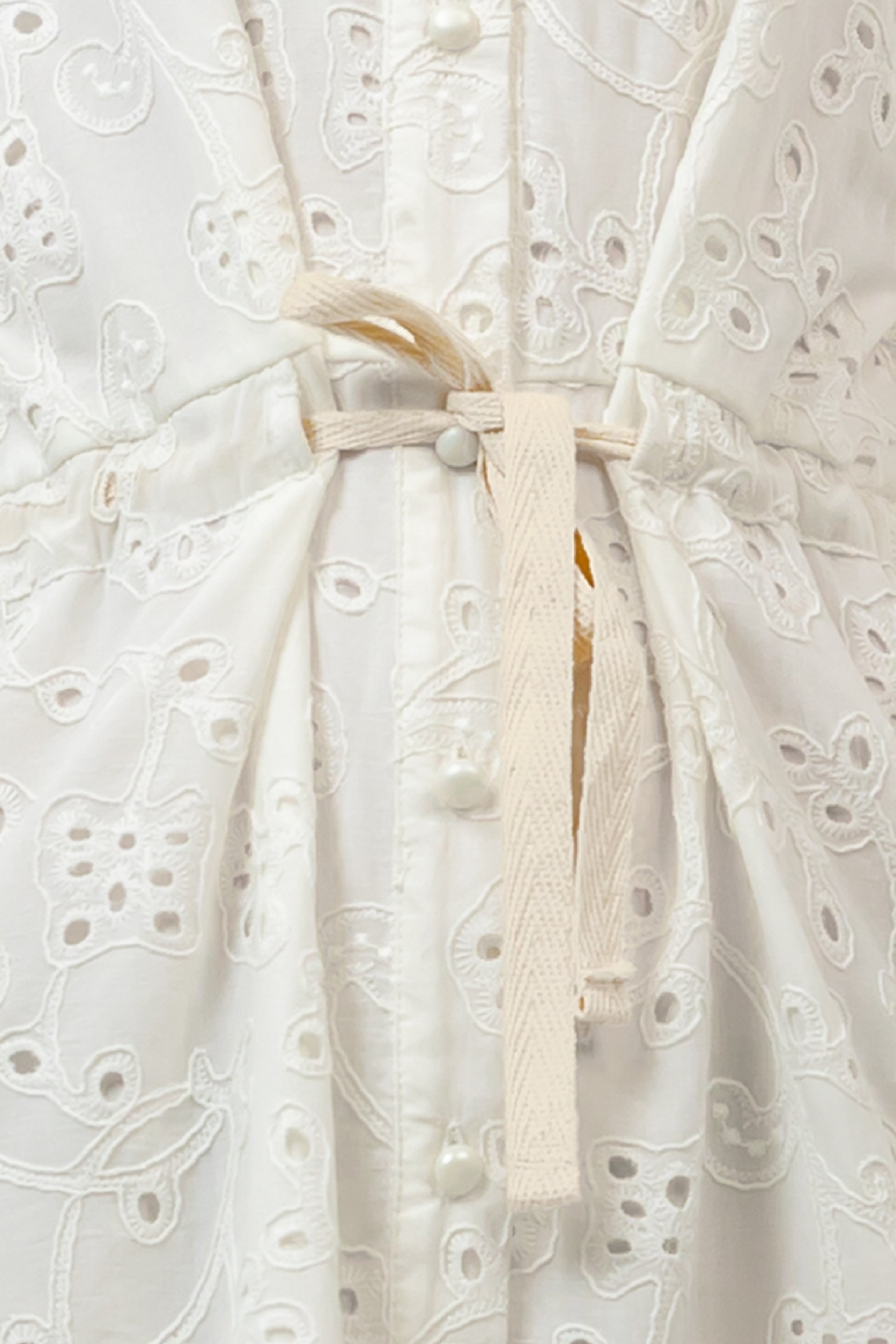 White COTTON 50’s Angel Dress S24055