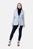 Silver BARBIE TWILL BLAZER HIDDEN BUTTONS S24059