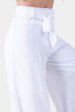 White YORU WIDE LEG PANTS S24084