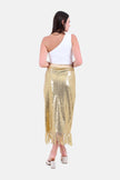 GOLD LONG SKIRT NORMAL FIT-S24208