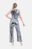 SILVER ELASTIC WAIST PANT NORMAL FIT-S24202