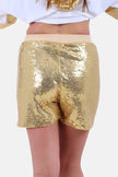 GOLD ELASTIC WAIST SHORT-S24203