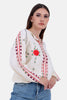 BIEGE Linen EMBROIDERED CHEST BLOUSE S24138