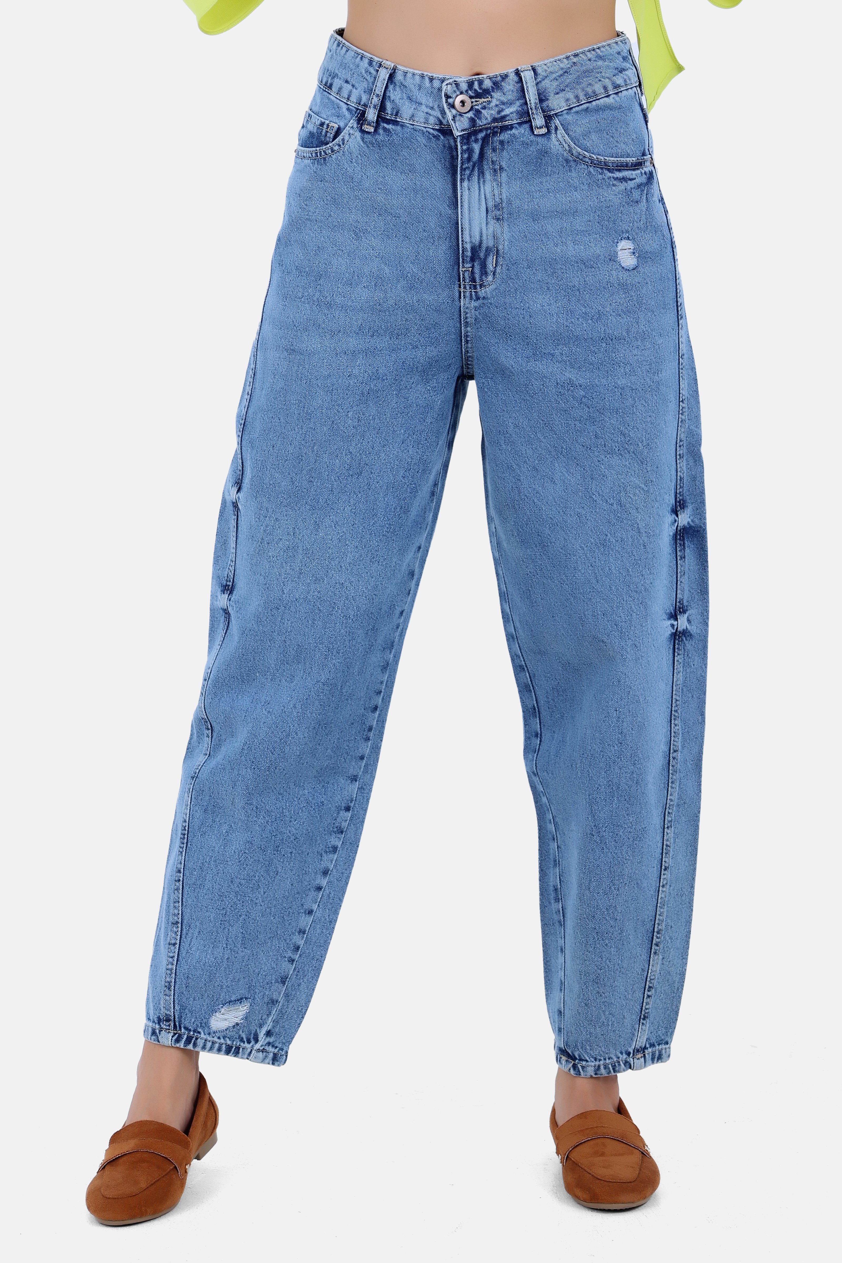 BLUE DENIM JEANS BOY FRIEND S24006