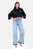 BLUE JEANS PANTS WID LEG S24093