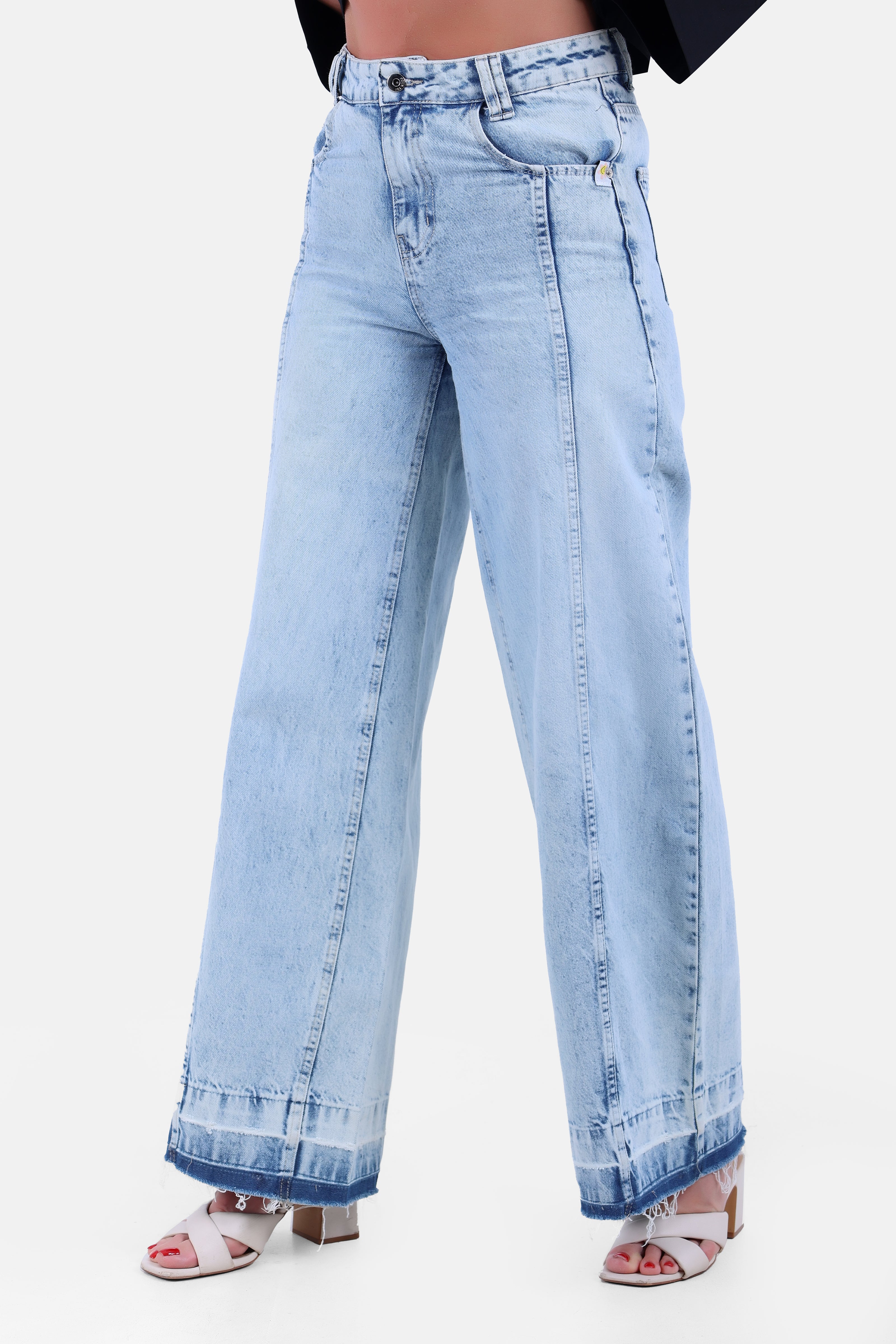 BLUE JEANS PANTS WID LEG S24093