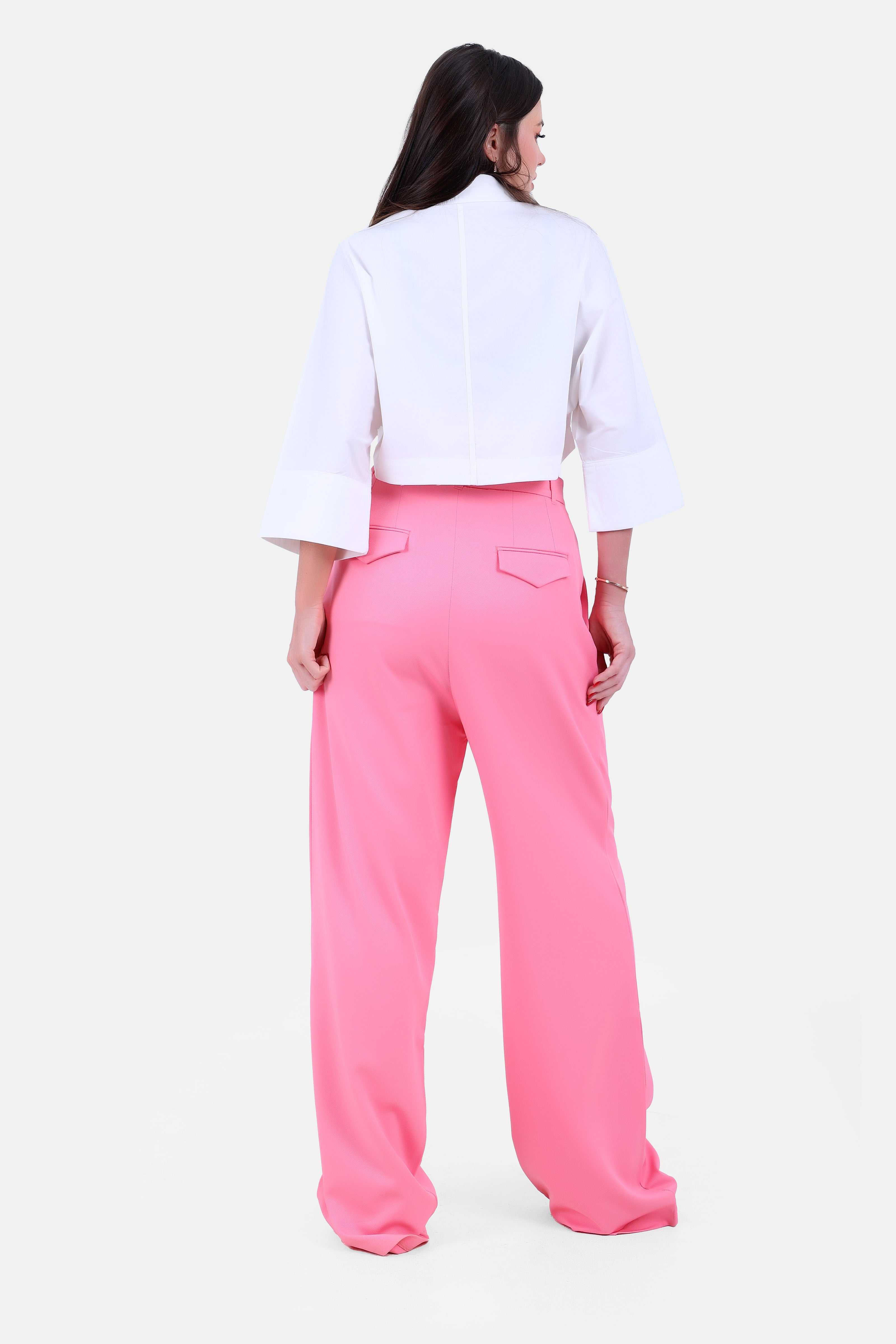 PINK BARBIE TWILL PANTS -S24219