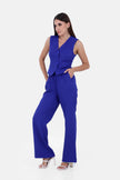 BLUE BARBIE TWILL ELASTIC WAIST PANTS S24045