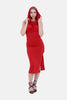 RED Hoodie Dress S24157