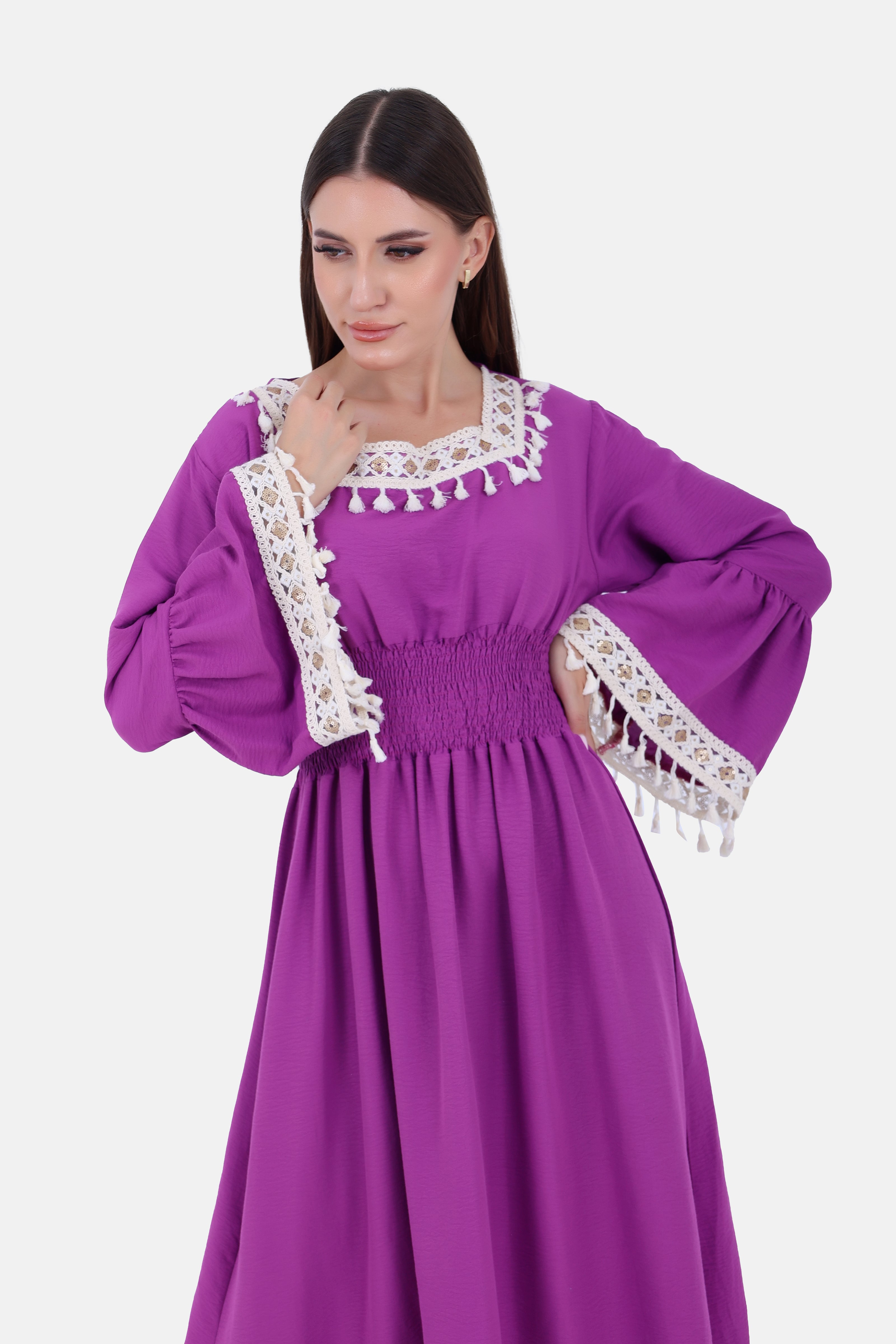 PURPLE MODESTY Dress  -S24216