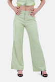 GREEN BARBIE TWILL MOM FIT PANTS S24086