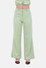 GREEN BARBIE TWILL MOM FIT PANTS S24086