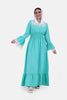 Turquoise MODESTY Dress -S24216