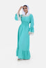 Turquoise MODESTY Dress -S24216