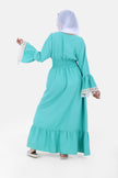 Turquoise MODESTY Dress -S24216