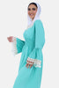 Turquoise MODESTY Dress -S24216