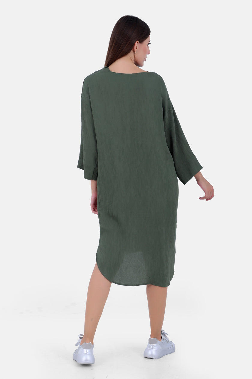 Green Yoru Coastal Dress S24083