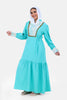 Turquoise Urban Dress -S24205