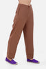 BROWN BARBIE TWILL SHORT PANT CHINO POCKET S24099