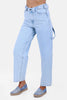 LIGHT BLUE JEANS PANTS CARROT S24092