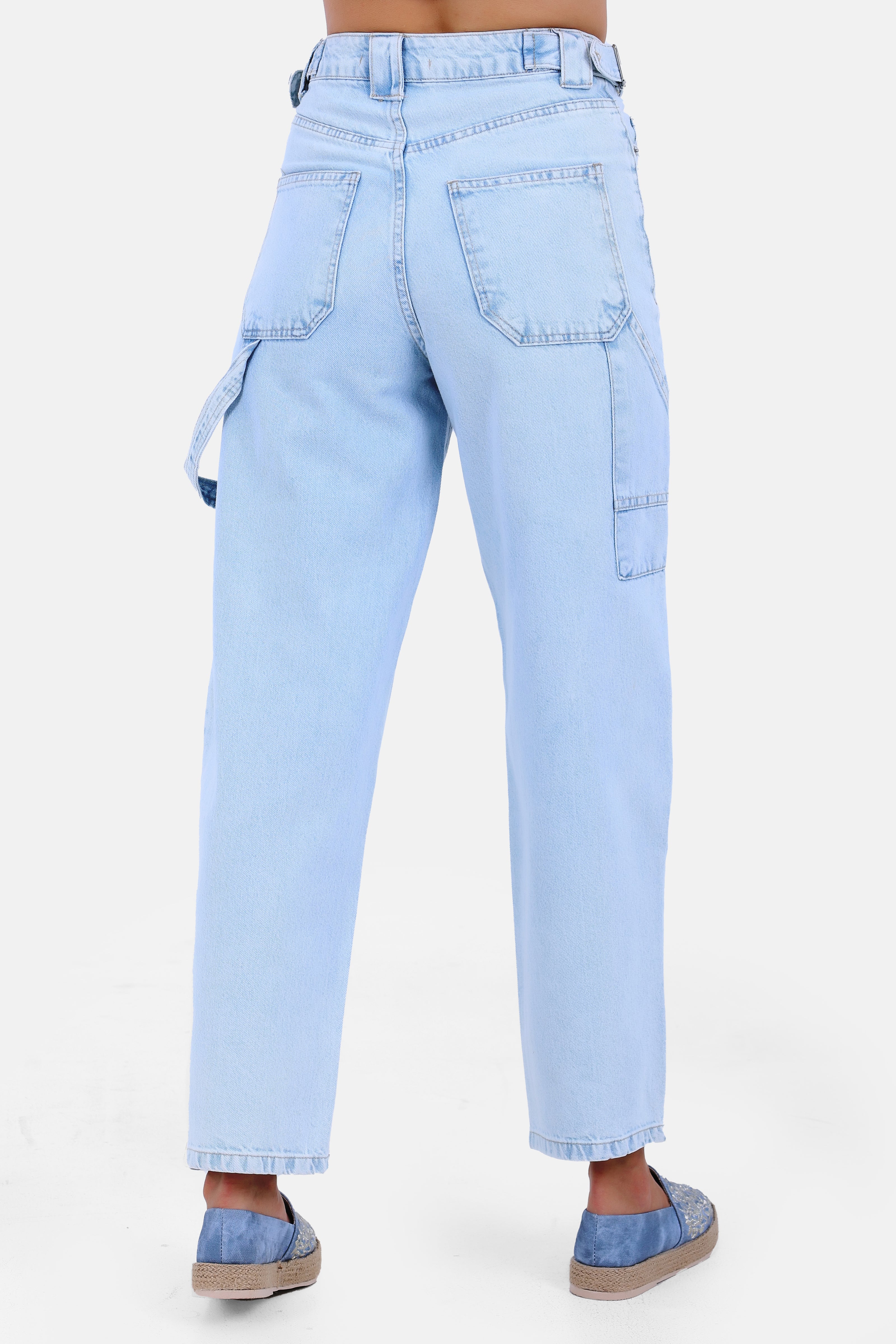 LIGHT BLUE JEANS PANTS CARROT S24092