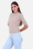 BEIGE REB SHORT T-SHIRT CREW NECK LONG SLEEVES S24103