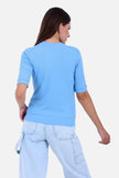 BLUE REB SHORT T-SHIRT CREW NECK LONG SLEEVES S24103