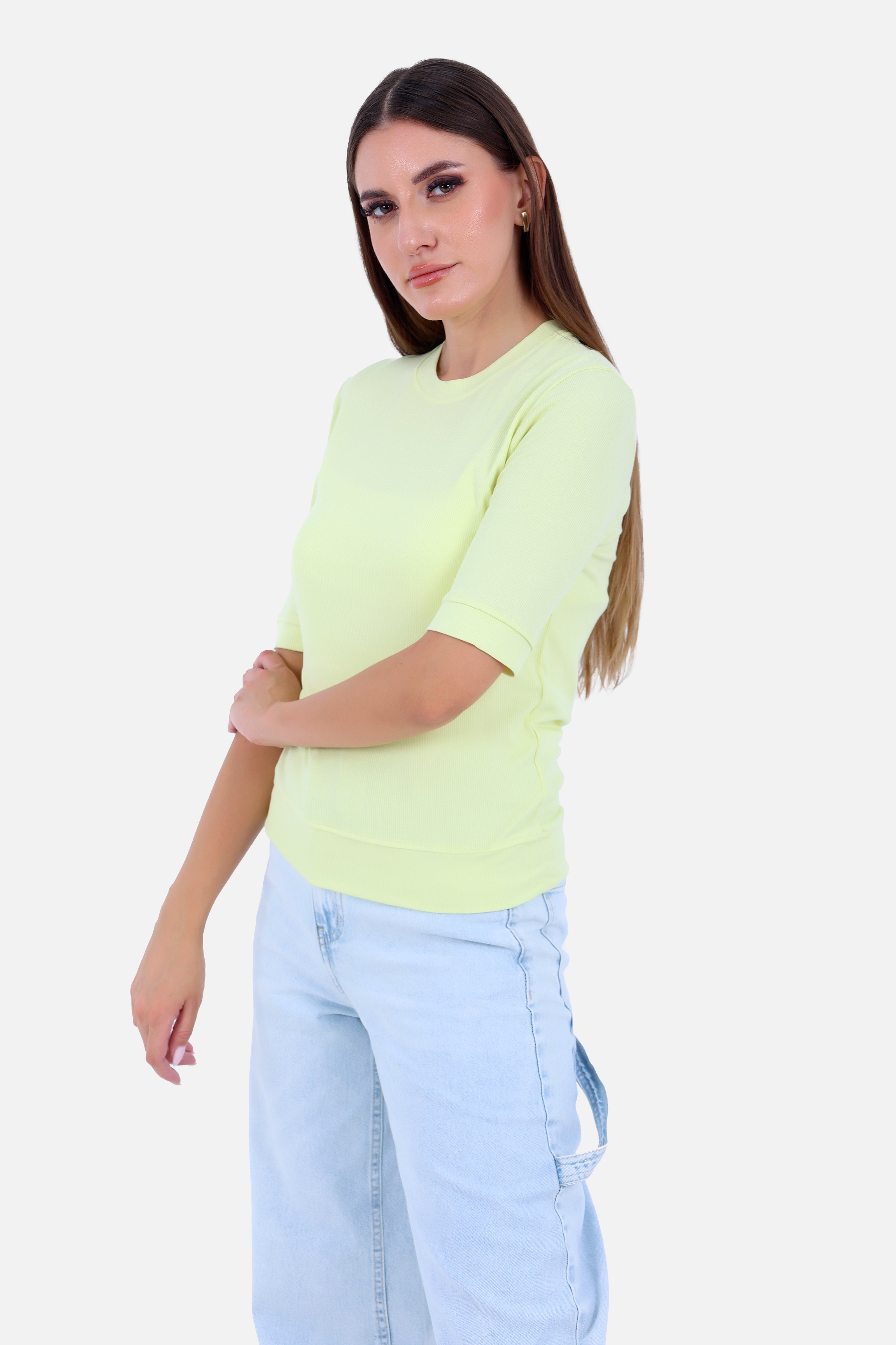 LIMON REB SHORT T-SHIRT CREW NECK LONG SLEEVES S24103