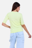 LIMON REB SHORT T-SHIRT CREW NECK LONG SLEEVES S24103