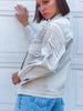 Beige gabardine jacket s24158