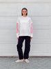 White Milton Sweatshirt S24097